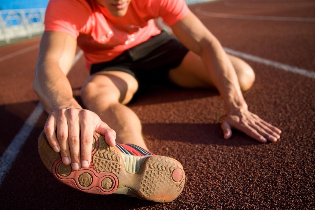 Stretching Athlete